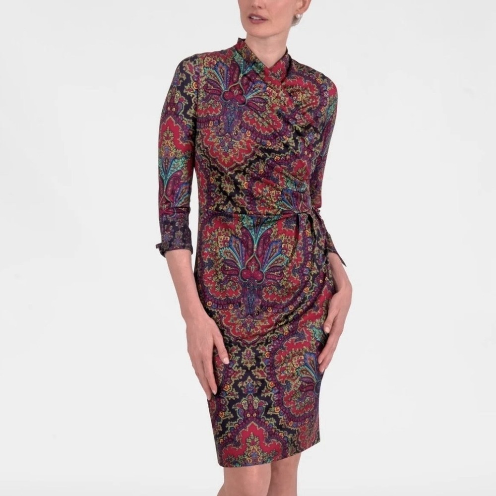 Gretchen Scott Wrapsody Dress - Passion Paisley NWT Sz S